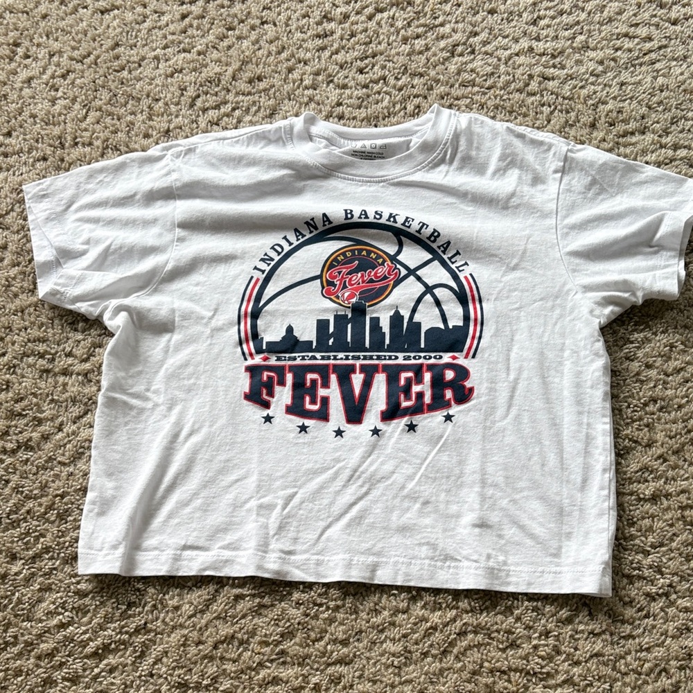 Indiana Basketball Fever Women’s White T-Shirt